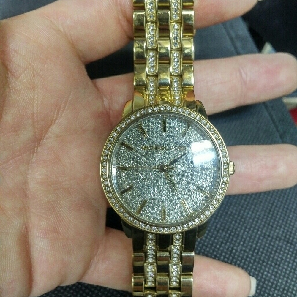 Gold micheal kors watch